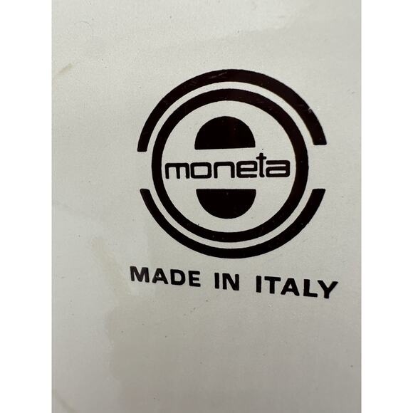 Vintage Moneta MCM Beige Brown Stock Pot 8-Quart Enamel with Lid Made in Italy - Picture 8 of 8